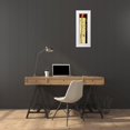 thumbnail image 3 of Goldberger, Jennifer 8x18 White Modern Wood Framed Museum Art Print Titled - Meditative Bamboo Panel I, 3 of 4