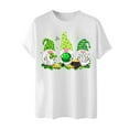 thumbnail image 6 of lcziwo St. Patricks Day Mens Short Sleeve T-Shirt Cute Gnome Print Round Neck Graphic Tee Shirts 2025 Spring Summer Casual Going Out Streetwear Daily Deals,White,XL, 6 of 6