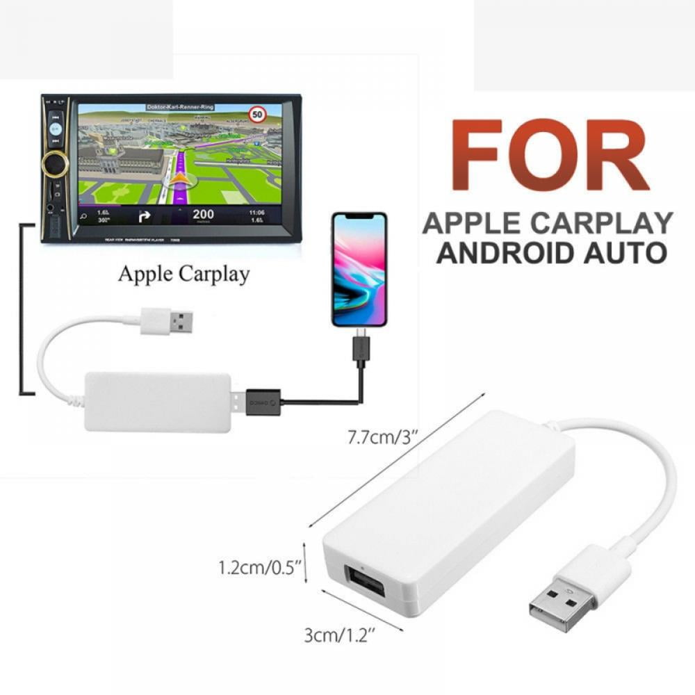 Carplay Dongle Wireless, Android Car Radio apk Installed on car get Screen  Carplay Support for iOS Phone/Android Systems USB Adapter Auto Smartphone