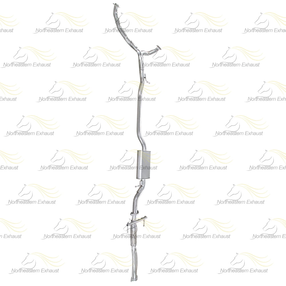 Northeastern Exhaust Flex Pipe & Muffler Assembly Kit Fits 2009-2012 Mazda CX-9 3.7L SUV - Direct Fit