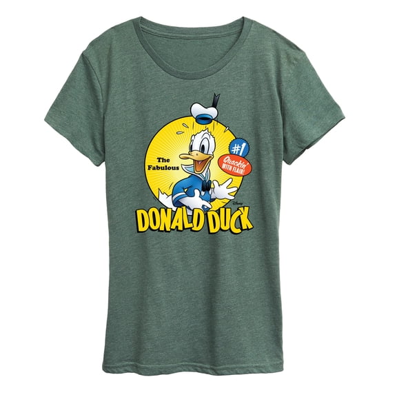 Disney - The Fabulous Donald Duck - Women's Short Sleeve Graphic T-Shirt