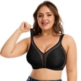 thumbnail image 3 of MANIFIQUE Women's Full Figure Minimizer Bras Comfort Large Busts Wire-Free Non Padded Plus Size Bra, 3 of 6