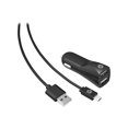 thumbnail image 1 of iEssentials IEN-PCM-22A Chargeur de Voiture Double USB 2,4 Ampères avec Câble Micro USB vers USB-A, 4 Pieds, 1 of 1