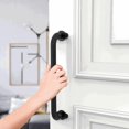 thumbnail image 2 of Sliding Barn Door Pull Flush Handle Gate Hardware Set Matte Black Carbon steel, 2 of 11