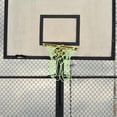 thumbnail image 1 of PAMINGONO Solar Powered Glow Basketball Net Heavy Duty Nylon Light Green for Outdoor Sports Use, 1 of 6