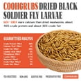 thumbnail image 5 of COOHGRUBS Dried Black Soldier Fly Larvae for Chickens, High-Calcium 85X More than Mealworms Bird Treat, 10-lb box, 5 of 10