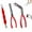 Power off pliers+2*connector, variant on 2 Pieces Electrical Disconnect Pliers for Cars, Automotive Electrical Plug Connector Disconnect Tool and Connector Separator and Hose Clamp Pliers Terminal Removal Tools