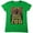 Kelly Green, variant on Superman Zod Poster Women's T Shirt, Carolina Blue, X-Large