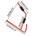 thumbnail image 4 of TCMT Kayak Wall Mount Storage Rack Ladder Surfboard Canoe Steel Folding Hanger Red, 4 of 10