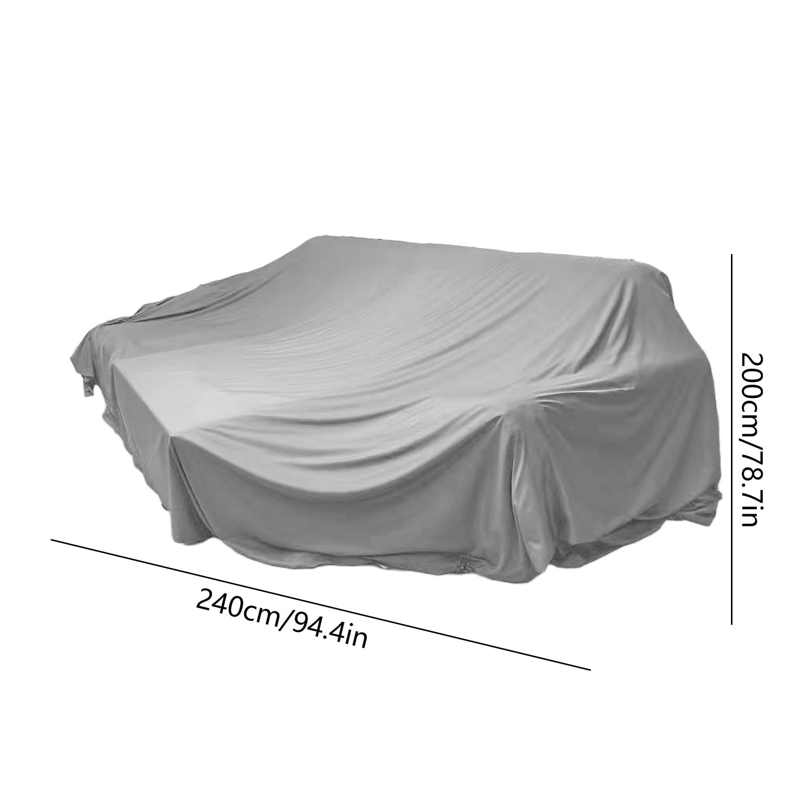 Lunxisen 1 pcs Duty Waterproof & Dustproof Sofa Storage Covers Mouldproof Bed Sofa Couch Furniture Protector Cover Shelter For Moving protection And Long Term Storage(2.4*2m)