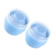 thumbnail image 2 of BRIGHTFUFU 2pcs Polvo portátil Puff Bebé Niños Cuerpo Talco Polvo Puff con cajas de almacenamiento, 2 of 7