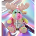 thumbnail image 5 of DolliBu Rainbow Moose Stuffed Animal with Silver Cross Plush - Religious Baptism Gifts for Boys and Girls, Dedication Christening Gifts Plush Prayer Toy Healing Stuffed Animal - 9 Inch, 5 of 6