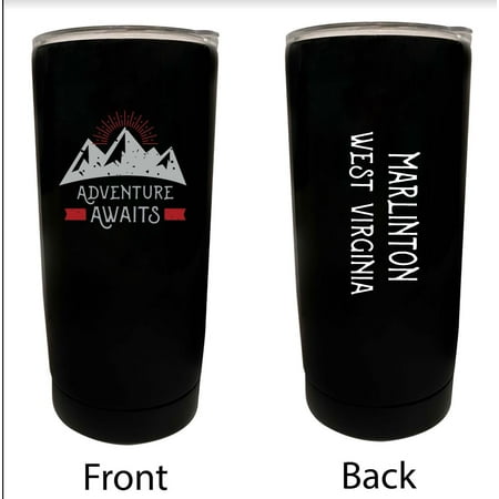 

Marlinton West Virginia Souvenir 16 oz Stainless Steel Insulated Tumbler Adventure Awaits Design
