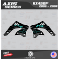 thumbnail image 3 of Kalair GFX Graphics Kit for Kawasaki KX450F (2006-2008) Axis Series, 3 of 5
