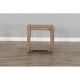 thumbnail image 4 of Sunny Designs 25" Modern Mindi Wood Chair Side Table in Weathered Brown, 4 of 9