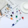 thumbnail image 3 of Paquete de 24 bolígrafos de plástico con mosquetón 4 en 1, bolígrafos retráctiles, bolígrafos multicolores con llavero en la parte superior para material escolar de oficina, regalo para estudiantes y JAMW Sencillez, 3 of 5