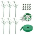 thumbnail image 3 of oshhnii 6 Pieces Plant Support Stakes Set for Garden with Twisting Ties and Plant Strap 27.5inch 70cm, 3 of 8