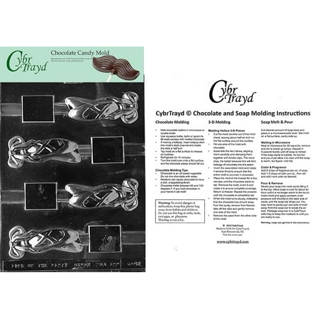 

Ballet Slippers Pretzel Chocolate Candy Mold with Exclusive Cybrtrayd Copyrighted Molding Instructions