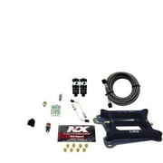 Nitrous Express 40040-00 4150 4-BBL Hitman Plate System (100-200HP), No Bottle