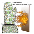 thumbnail image 5 of KLL Frog With Sweet Pattern Oven Mitts and Pot Holders 2pcs Sets for Kitchen, Oven Mitt Heat Resistant 536°F, Oven Gloves for Kitchen,Cooking and Baking, 5 of 7