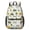 White, variant on Tractor and Haybales White Pattern 17" School Backpacks for Teens,Waterproof Oxford Fabric,S-Shape Padded Straps for School,Travel,Hiking,Camping