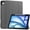 Gray, variant on DWaybox Tablet Case for iPad Air 13 (2026) 13.0 inch Model A3462, Shockproof Smart Folio Cover with Kickstand, Built-in Pencil Slot & Auto Wake/Sleep, Matte TPU -Dark Green