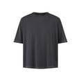 thumbnail image 6 of No Boundaries All Gender Cotton Oversize Tee with Short Sleeves, Men's and Big Men's, 6 of 7