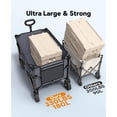thumbnail image 4 of Carrito Plegable Raynesys Capacidad 150 kg 180 L Todo Terreno, 4 of 9