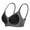Black, variant on FJHNGBDH Womens Comfortable Bra Wireless Padded Ultra Thin Jelly Gel Breathable Underwire Bra Cover Pulls Together Thin Straps To Secure Cup Underwear Full Coverage Bralettes