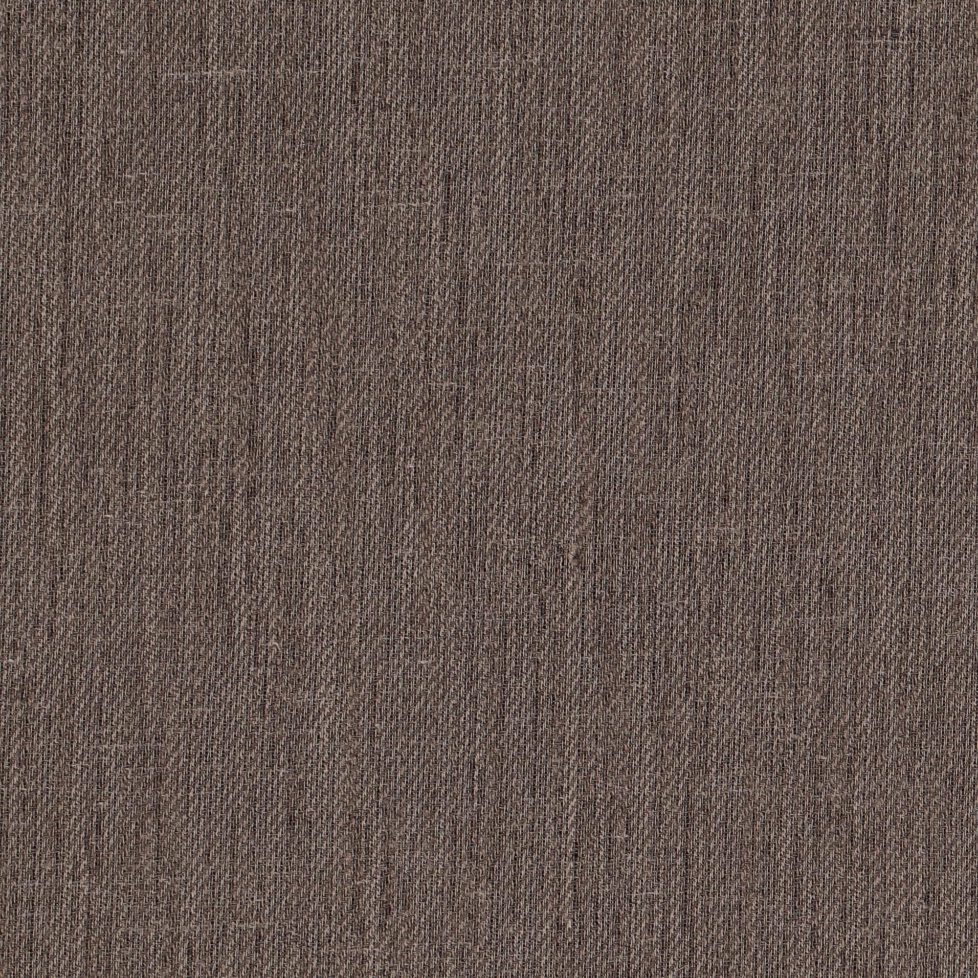 Eclipse Hadley 100% Blackout Curtain Panel, Linen Blend Grommet Window Curtain, 1 Panel, 50 In Wide x 84 In Long, Chocolate