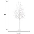 thumbnail image 2 of Holiday Time 6FT Twig Tree with 204 LED Lights, Cool White/ Blue, 2 of 4