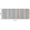 thumbnail image 7 of Colorful Geometric Striped Pattern Kitchen Rug Mat,Kitchen Runner Rugs Non Skid Washable,Decorative Kitchen Floor Mats for Kitchen,Sink,Laundry,17"x47.2", 7 of 7