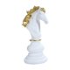thumbnail image 1 of SGACAI Estatuas de ajedrez blancas novedosas de gran tamaño Escultura de caballero rey para arreglos de oficina/, 1 of 7