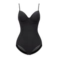 thumbnail image 2 of Lencería Sexy de seda delgada para mujer, ropa moldeadora sólida, body suave y liso, ropa interior moldeadora de barriga, lencería negra y desnuda, 2 of 5