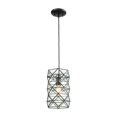 thumbnail image 1 of Tetra 1 Light Pendant In Oil Rubbed Bronze With Clear Glass, 1 of 1