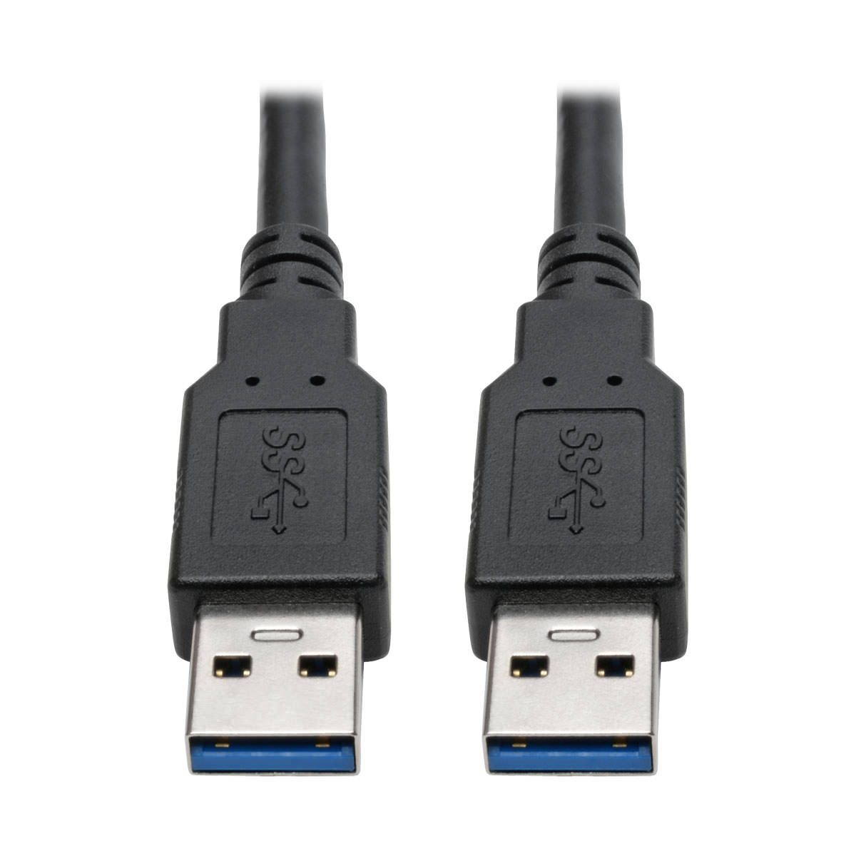 Tripp Lite USB 3.0 SuperSpeed A/A Cable for Tripp Lite USB 3.0 All-in-One Keystone/Panel Mount Couplers (M/M), Black, 3 ft. - image 2 of 4