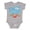 AC-Heather Grey, variant on I'm One First Birthday Shark and Crab Boys or Girls Baby Bodysuit
