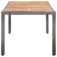 thumbnail image 3 of vidaXL 9 Piece Outdoor Dining Set with Cushions Poly Rattan Grey, 3 of 4