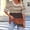 Brown, variant on Casual Tops for Women Loose Fit V Neck Short Sleeve Printed T Shirts Plus Size Summer Fashion Graphic Tee Comfortable Everyday Wear