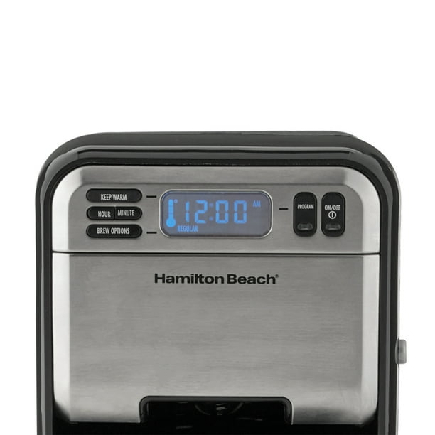 Hamilton Beach 12 Cup Digital Automatic LCD Programmable Coffee Maker Brewer Walmart