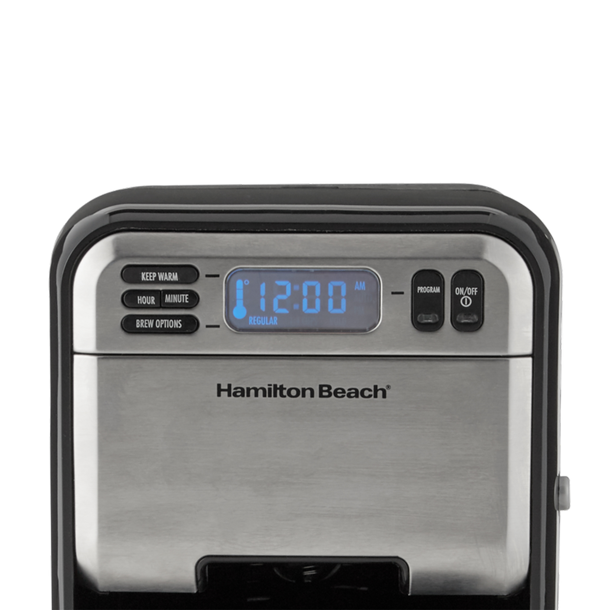 Hamilton Beach 12 Cup Digital Automatic LCD Programmable Coffee Maker Brewer - image 4 of 6