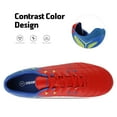 thumbnail image 4 of DREAM PAIRS Men Soccer Shoes Football Sneakers Soccer Outdoor Soccer Cleats RED/ROYAL/LEMON/GREEN Size 8.5, 4 of 6