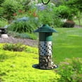 thumbnail image 2 of Panacea Products Metal Tube Bird Feeder, Green, 1 lb. Capacity, 2 of 8