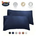 thumbnail image 2 of Spencer Solid Pillowcases, Queen, Blue, 2 of 8