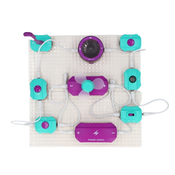 Physics Science Experiments Circuit Board Kit, Early Learning DIY Easy Assembly Science Circuit for Kids for Children