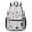 Cat and Fan, variant on Husky Head Pink Pattern 17" School Backpacks for Teens,Waterproof Oxford Fabric,S-Shape Padded Straps for School,Travel,Hiking,Camping