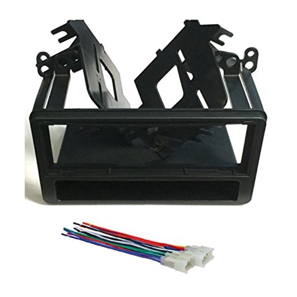 ASC Audio Car Stereo Dash Kit and Wire Harness for installing a Single Din Radio for some Toyota