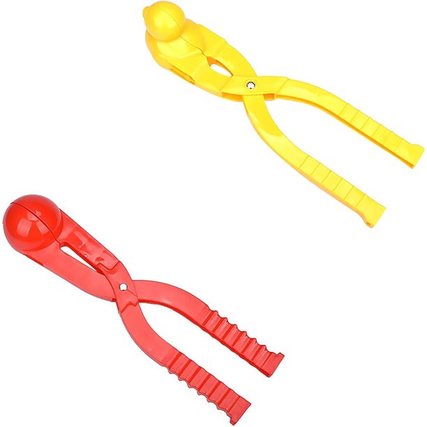 Clip de bola de nieve, 2 piezas de juguetes de playa de nieve, fabricante de bolas de nieve, formas de bola y pato, adecuado para hacer bolas de nieve, juguetes de playa esquí esquí Gafas de esquí