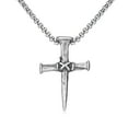 thumbnail image 6 of Nail Cross Necklace, Vintage Cross Pendant, Christian Jewelry, Gift for Men, 6 of 6