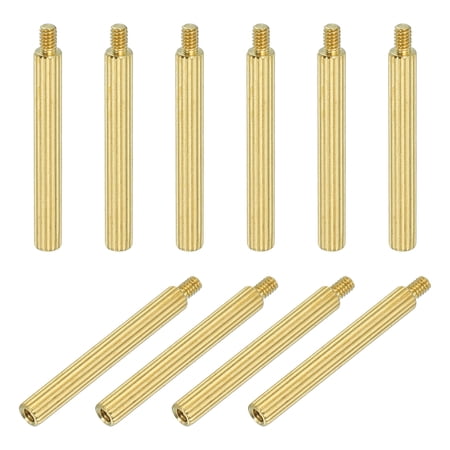 Uxcell Male Female Brass Hex Spacer Standoff for FPV Drone Quadcopter PCB Motherboard Steel Screw Nut Set Computer & Circuit 26+3 mm